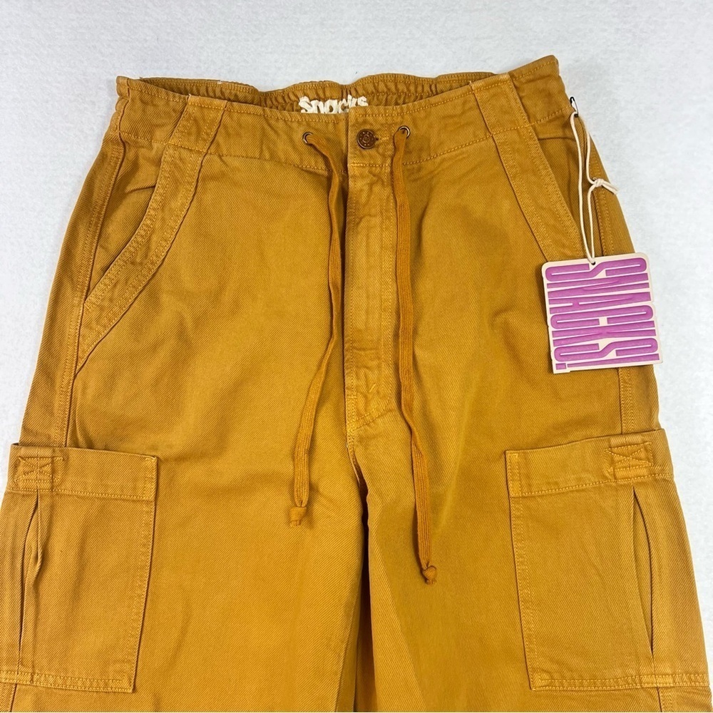 Mother The Munchie Nerdy Cargo Pants High Rise Wide Leg Sz 30 NWT Wood Thrush - Picture 4 of 16